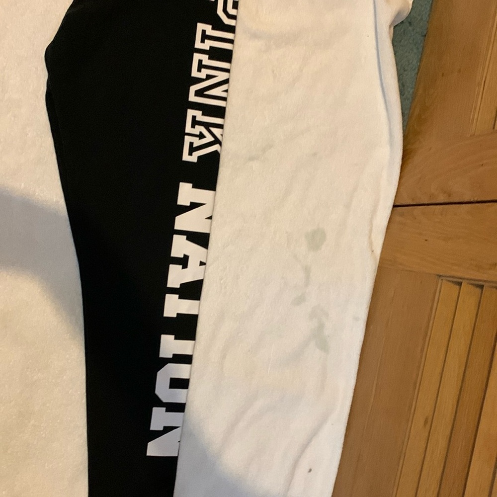 Pink yoga black